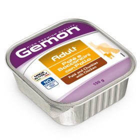 Gemon Dog Paté+Chunks 150g Csirke Alutálca