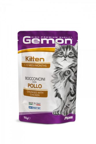 Gemon Cat 100g Alutasak Kitten Csirke