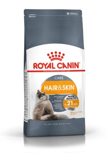 ROYAL CANIN HAIR & SKIN CARE - száraz táp felnőtt macskák részére a szebb szőrzetért és az egészséges bőrért (2 kg)