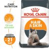 ROYAL CANIN HAIR & SKIN CARE - száraz táp felnőtt macskák részére a szebb szőrzetért és az egészséges bőrért (2 kg)