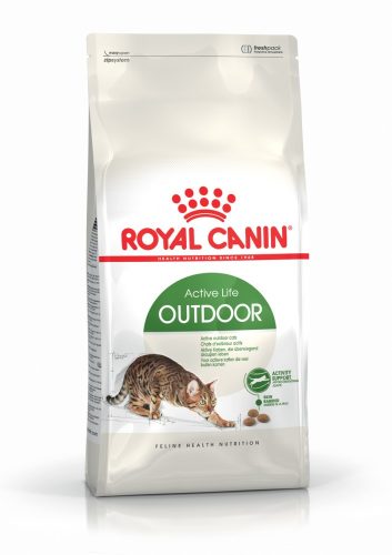 ROYAL CANIN OUTDOOR - szabadba gyakran kijáró, aktív felnőtt macska száraz táp (2 kg)