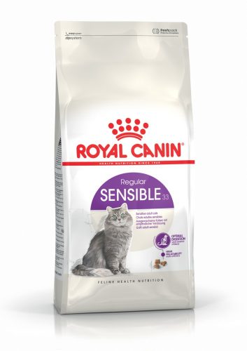 ROYAL CANIN SENSIBLE - érzékeny emésztésű felnőtt macska száraz táp (2 kg)