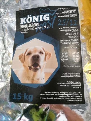 König Kost Hipoallergén Hal 15kg