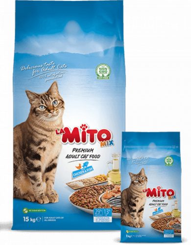 Mito Mix Color Cat 15kg Csirke Száraz macskaeledel