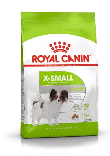 ROYAL CANIN X-SMALL ADULT - nagyon kistestű felnőtt kutya száraz táp  (1,5 kg)