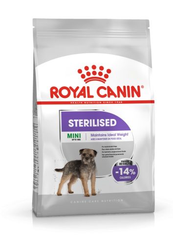 ROYAL CANIN MINI STERILISED - száraz táp ivartalanított, kistestű felnőtt kutyák részére (8 kg)