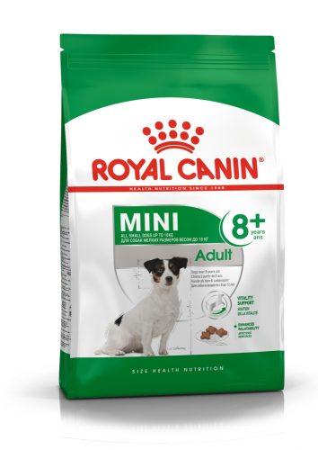 ROYAL CANIN MINI ADULT 8+ - kistestű idősödő kutya száraz táp  (0,8 kg)