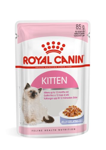 ROYAL CANIN KITTEN JELLY - kölyök macska zselés nedves táp  (12*85g)