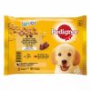 Pedigree 4x100g Junior Csirkével + Rizs, Marha + Máj + Rizs Aszpikban Alutasak DD72T