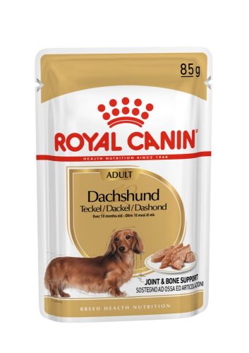 ROYAL CANIN DACHSHUND ADULT - Tacskó felnőtt kutya nedves táp  (12*85g)