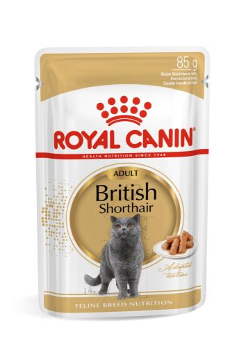 ROYAL CANIN BRITISH SHORTHAIR ADULT 12x85g Alutasakos macskaeledel