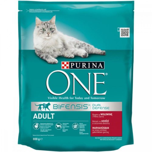 Purina One Adult Marhás Száraz macskaeledel 800g