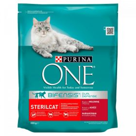 Purina One Steril Marhás Száraz macskaeledel 750g 166