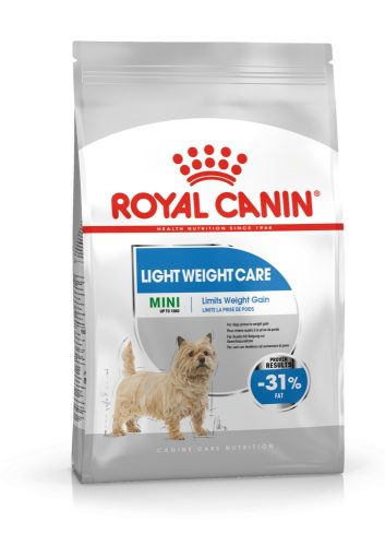ROYAL CANIN MINI LIGHT WERIGHT CARE - száraz táp hízásra hajlamos, kistestű felnőtt kutyák részére (8 kg)