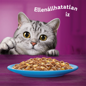 Whiskas Halas válogatás Aszpikban Alutasakos macskaeledel 12x85g