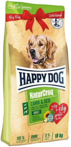 Happy Dog Natur-Croq Bárány 15+3kg