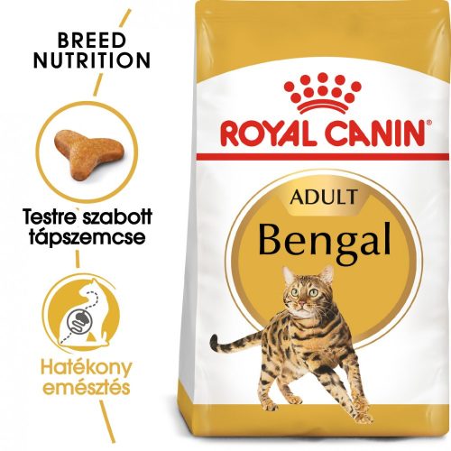 ROYAL CANIN BENGAL ADULT - Bengáli felnőtt macska száraz táp  (10 kg)