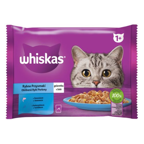 Whiskas 4x85g Halas kedvencek aszpikban DF71L