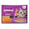 Whiskas 4x85g Tasty Mix Creamy krémes kreációk mártásban DC22D