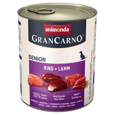 GranCarno 800g Senior Bárány + Marha