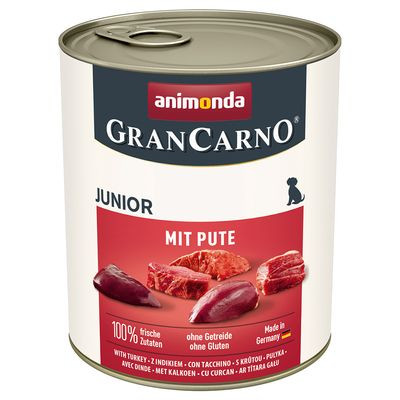 GranCarno 800g Junior Pulykaszív + Marha