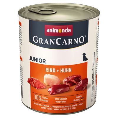 GranCarno 800g Junior Csirke + Marha
