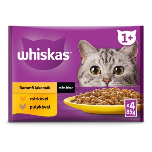 Whiskas 4x85g Baromfi lakomák mártásban DB94X