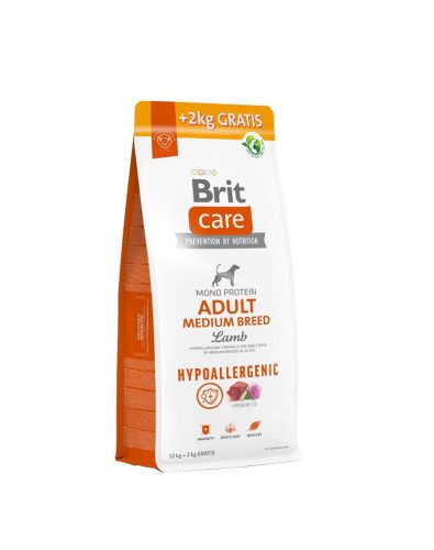 Brit Care Adult Médium Lamb 12+2kg