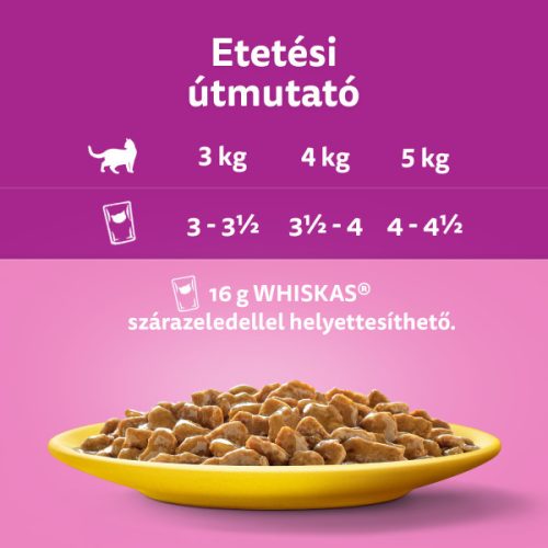 Whiskas 4x85g Baromfi lakomák mártásban DB94X