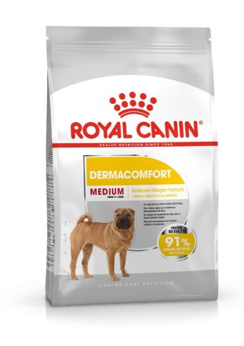 ROYAL CANIN MEDIUM DERMACOMFORT - száraz táp bőrirritációra hajlamos, közepes testű felnőtt kutyák részére (3 kg)