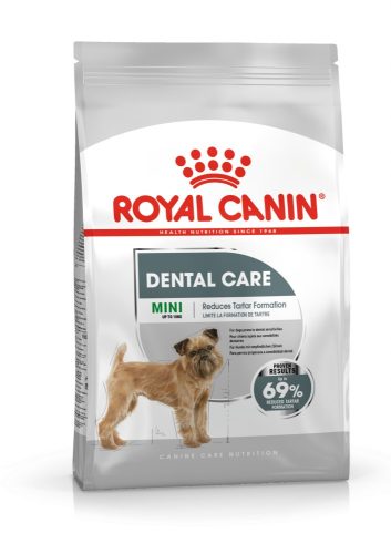 ROYAL CANIN MINI DENTAL CARE - száraz táp felnőtt kistestű kutyák részére a fogkőképződés csökkentéséért (8 kg)