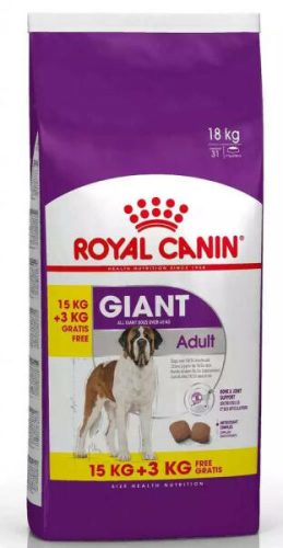 ROYAL CANIN GIANT ADULT 15+3 kg Száraz kutyatáp