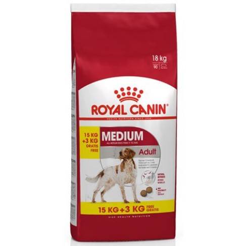ROYAL CANIN MEDIUM ADULT 15+3 kg Száraz kutyatáp