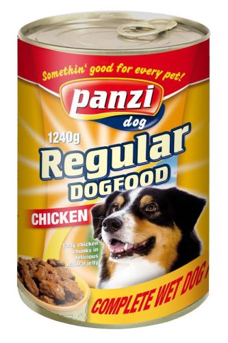 Panzi konzerv kutya 1240g csirke