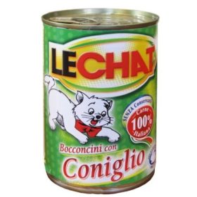 LeChat 400g Nyúlhúsos konzerv felnőtt macskák részére