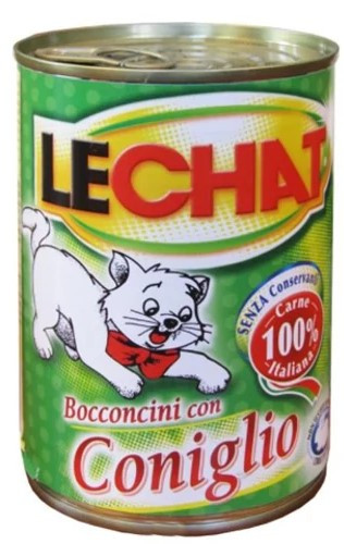 LeChat 400g Nyúlhúsos konzerv felnőtt macskák részére
