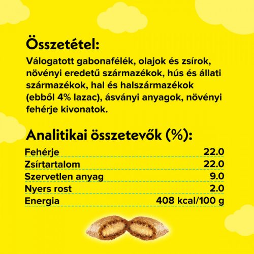 Dreamies jutalomfalat macskák számára Mega Pack 180g Lazaccal