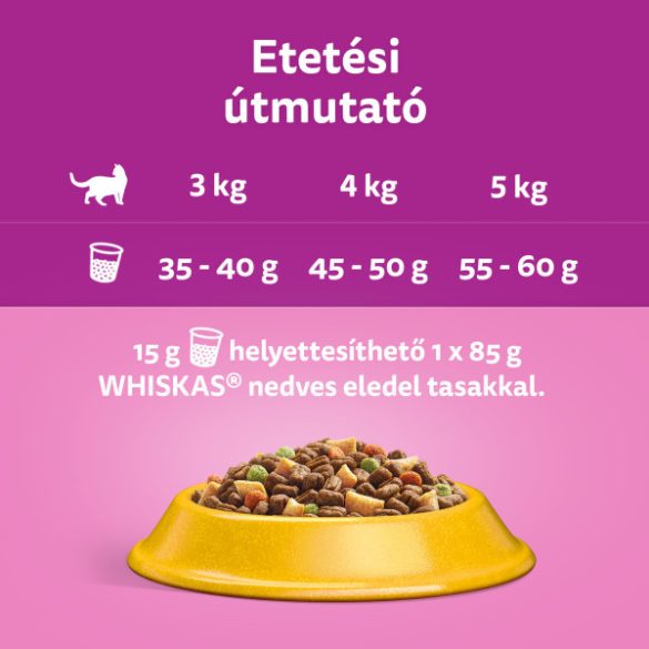 Whiskas száraz 1,4kg Steril Csirke Adult
