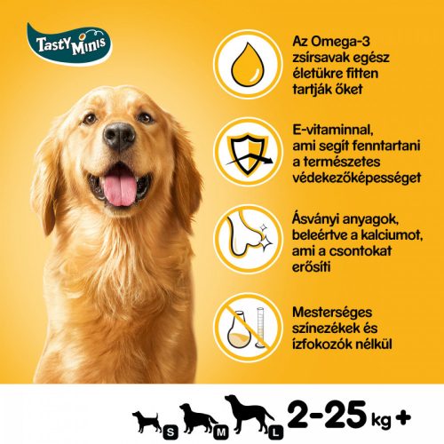 Pedigree Tasty Minis Csirke + Kacsa falatok 130g