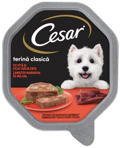 Cézár 150g Pástétom Marha + Máj Alutálca