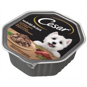 Cézár 150g Szósz Pulyka + Marha Alutálca