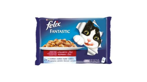 Félix 4x85g Fantastic Zselé Nyúl + Bárány Alutasak 086