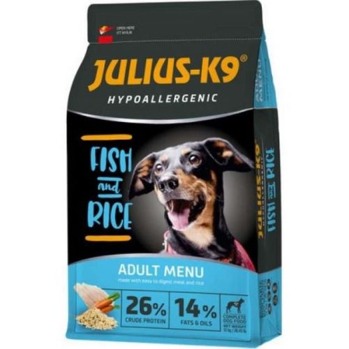 Julius-K9 Adult Hypoallergenic Fish&Rice 12kg