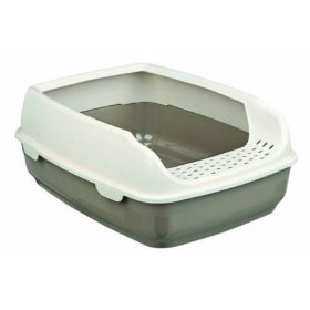   Alomtálca magas peremmel szürke 48x20x35cm - Trixie Delio Litter Tray, with Rim