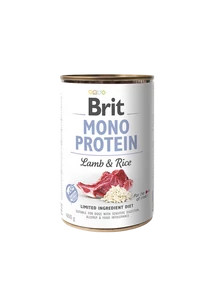 Brit Mono Protein Bárány és Rizs 400g Kutyakonzerv 