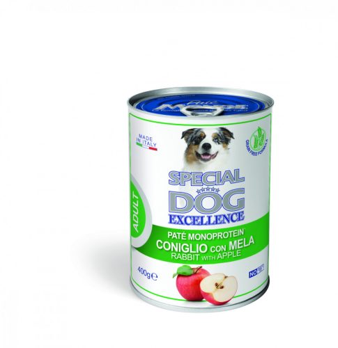 Special Dog Excellence Fruits 400g Nyúl+Rizs+Alma 