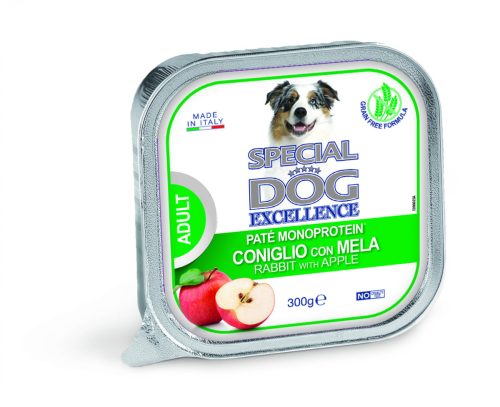 Special Dog Excellence Fruits 300g Pate Monoprotein Nyúl+Alma Alutálca