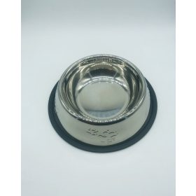 Etetőtál - fém, domború tappancs mintákkal 18cm 300ml