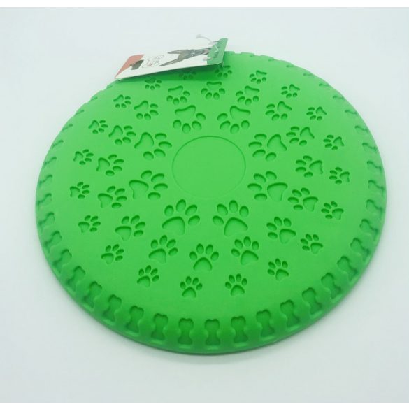 Frizbi 23 cm - zöld, 3D tappancs minta