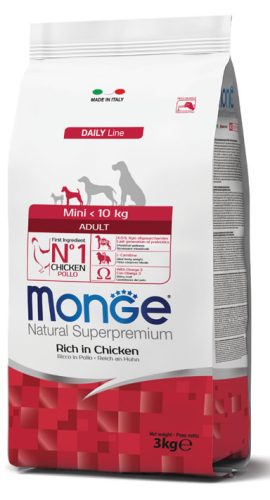 Monge Dog Daily Line 3kg Mini Felnőtt